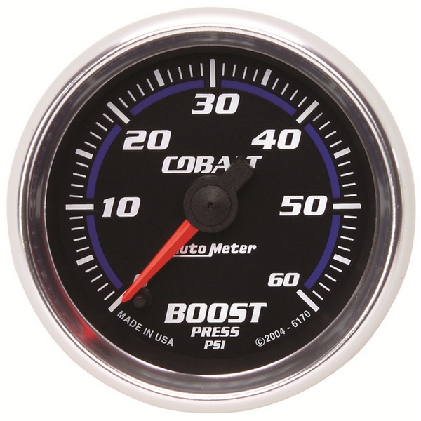 2-1/16" BOOST, 0-60 PSI, COBALT